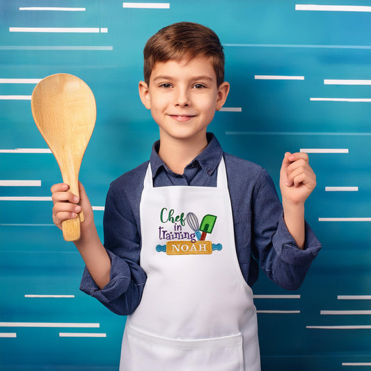 Chef In Training Personalized Child Apron