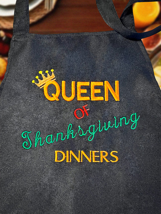 Personalized Thanksgiving Adult Apron