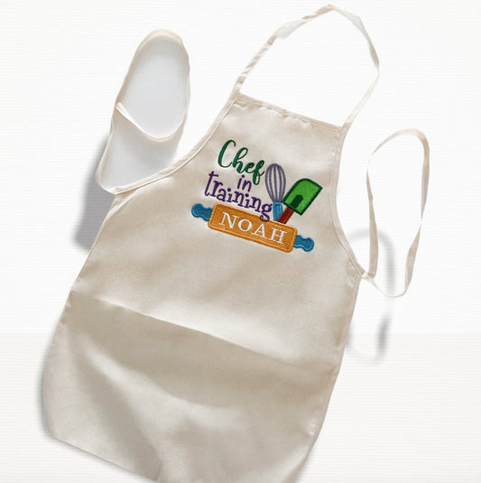 Chef In Training Personalized Child Apron