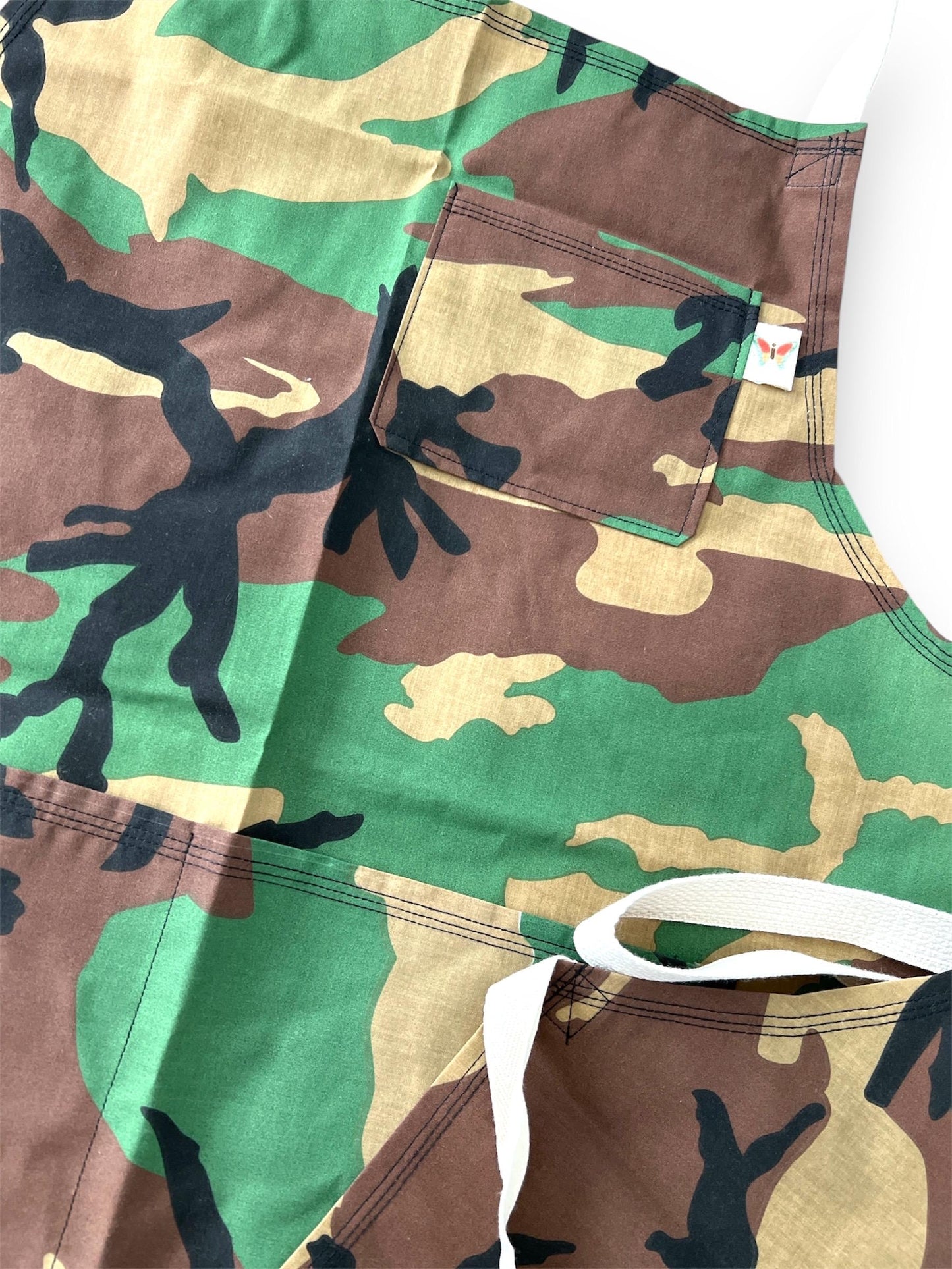 Handmade Camouflage Personalized Mommy and Me Apron Set, Personalized Embroidery, 100% Cotton Aprons, BBQ Party Gift Set