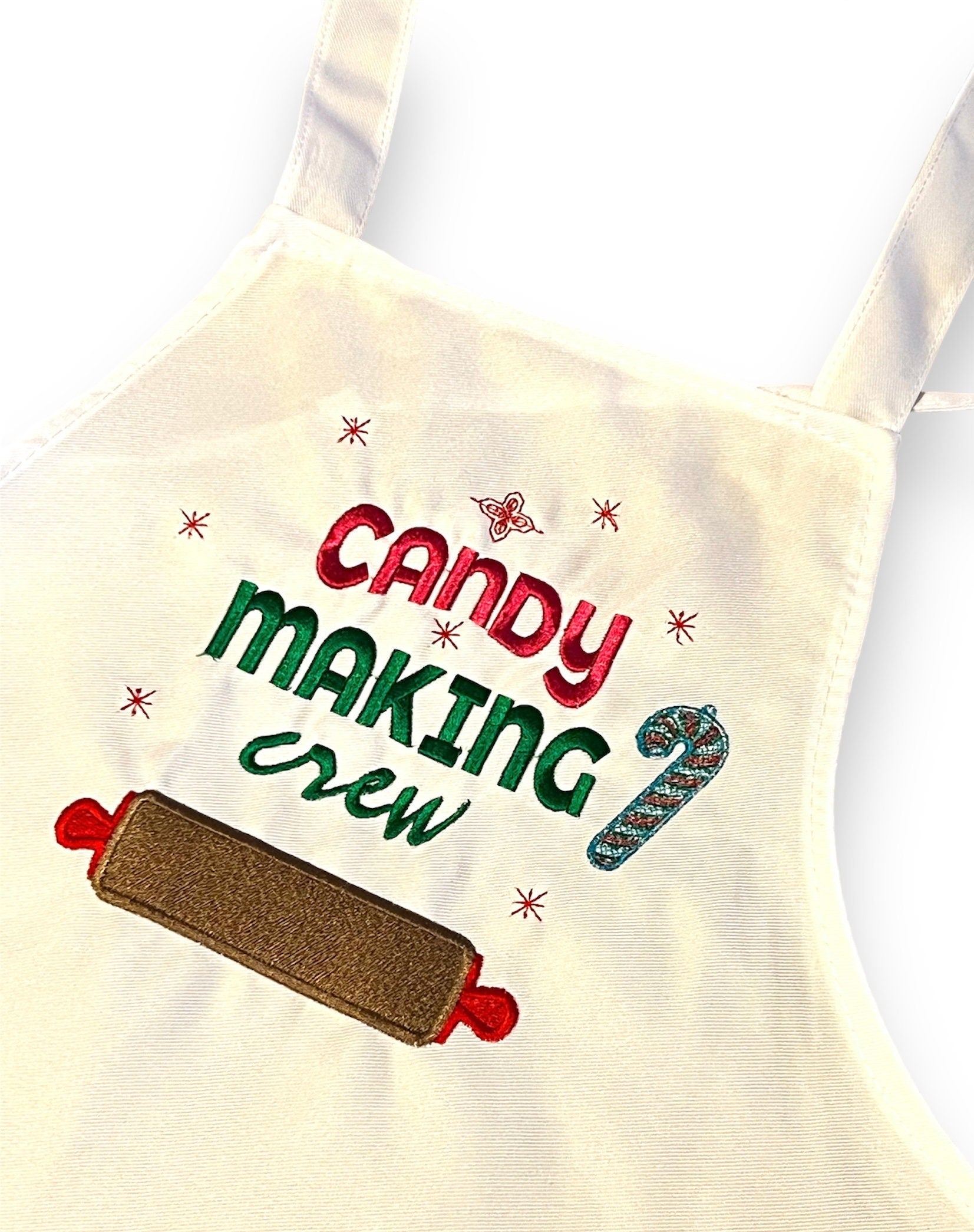 Personalized Holiday Adult and Child Apron | Cooking | Custom Embroidered | Girl | Boy | Baking