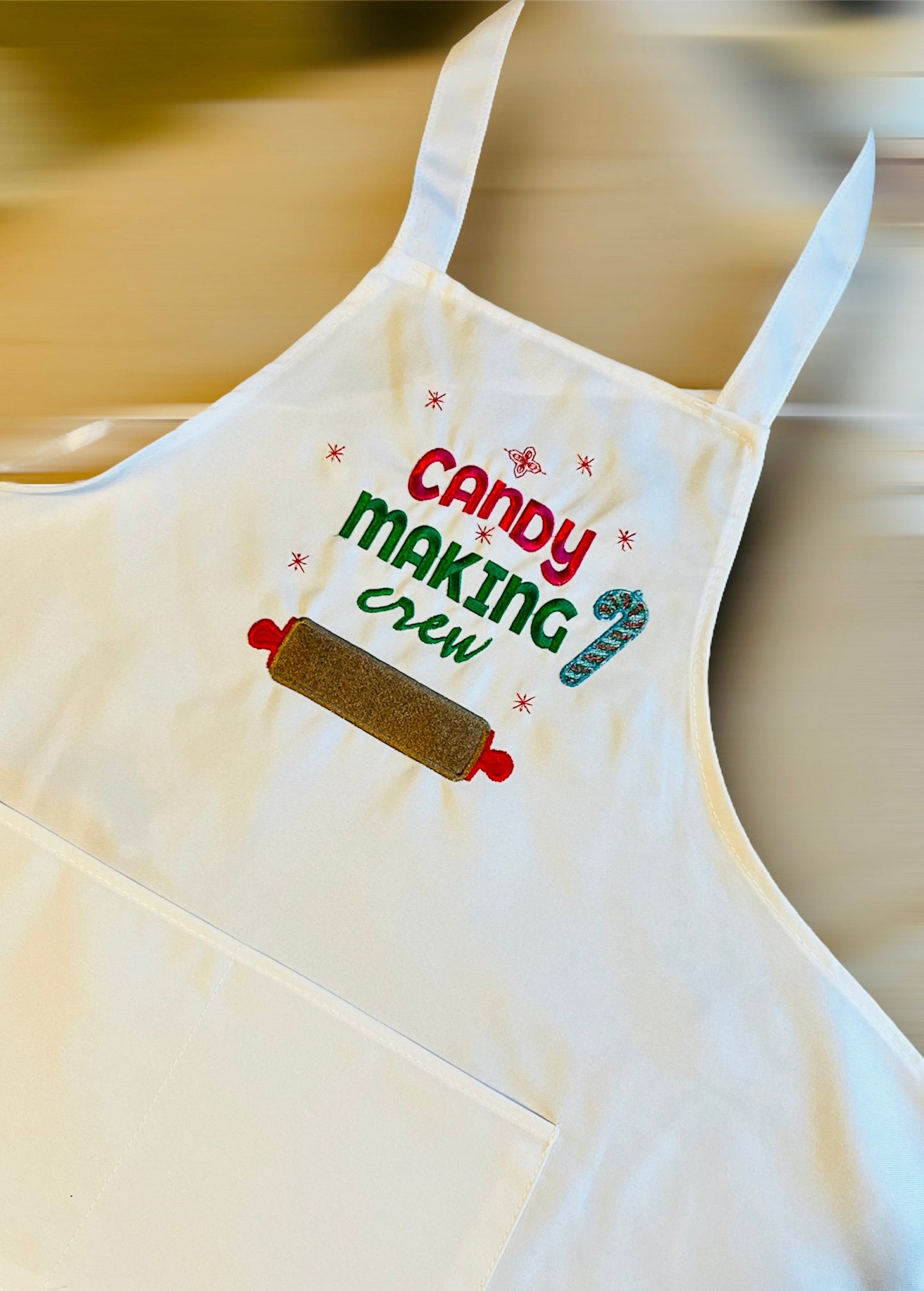 Personalized Holiday Adult and Child Apron | Cooking | Custom Embroidered | Girl | Boy | Baking