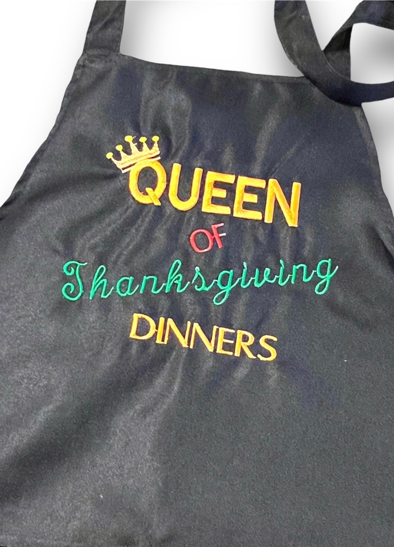 Personalized Thanksgiving Adult Apron | Cooking | Custom Embroidered | Baking | Chef