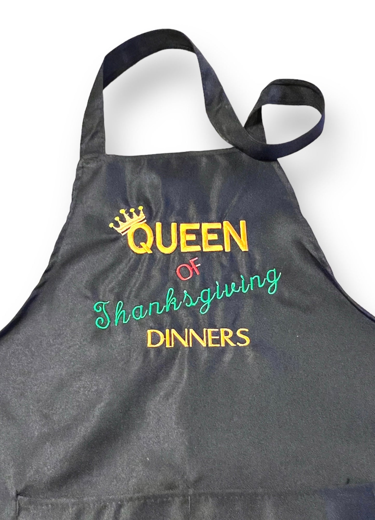 Personalized Thanksgiving Adult Apron | Cooking | Custom Embroidered | Baking | Chef