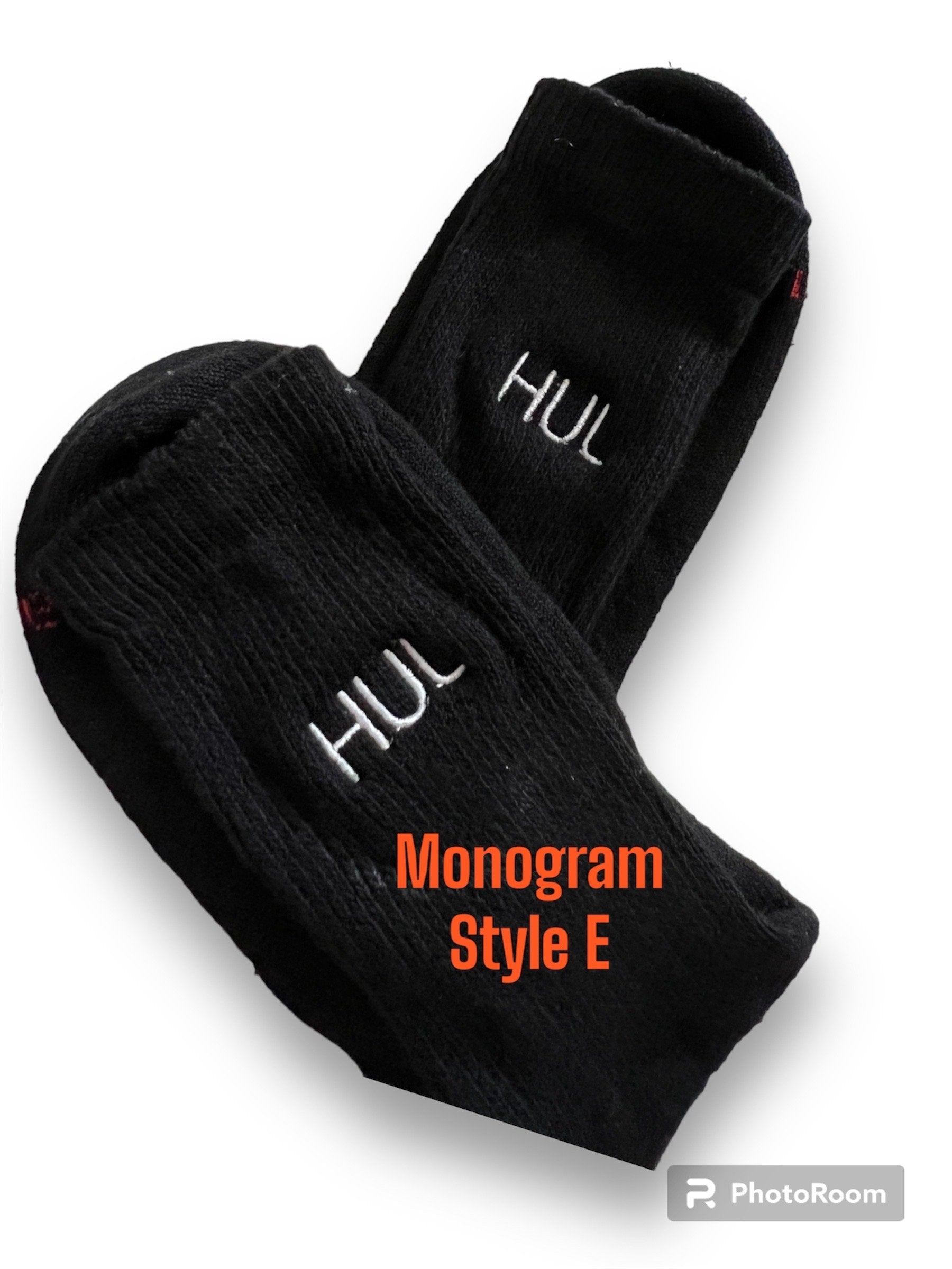 Mens Socks, Personalized Socks, Monogrammed Socks, Embroidery Mens Dress Socks, Mens Heavy Socks, Black, Gray, Navy Blue Socks